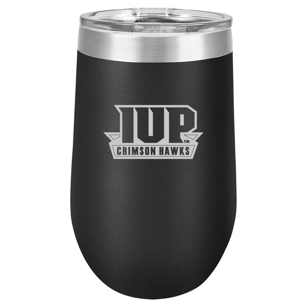 Indiana University of Pennsylvania Polar Camel 16 oz. Stemless Wine Tumbler