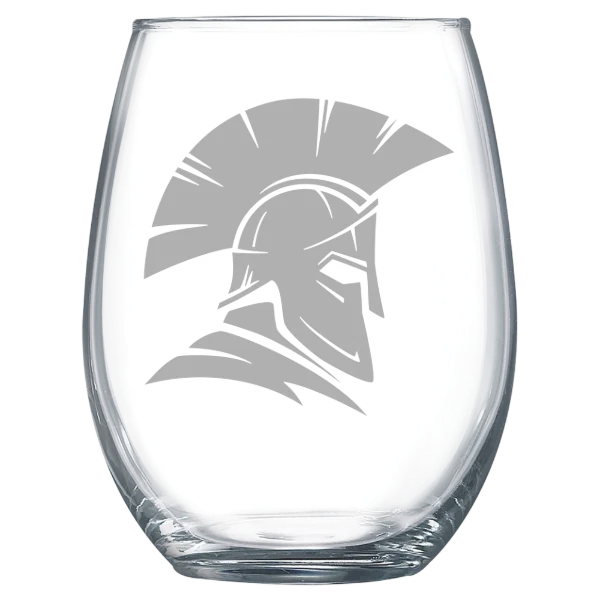 Jessup University Polar Camel 15 oz. Stemless Wine Glass