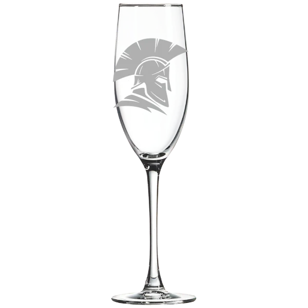 Jessup University Polar Camel 8 oz. Champagne Flute