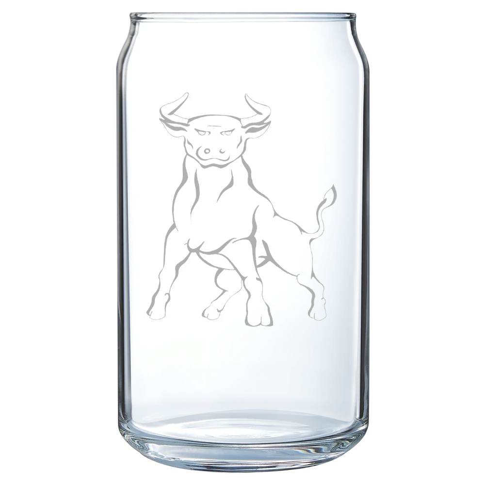 Johnson C. Smith University Polar Camel 16 oz. Can Glass