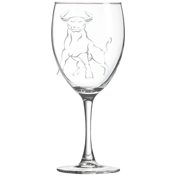 Johnson C. Smith University Polar Camel 10 1/2 oz. Wine Glass
