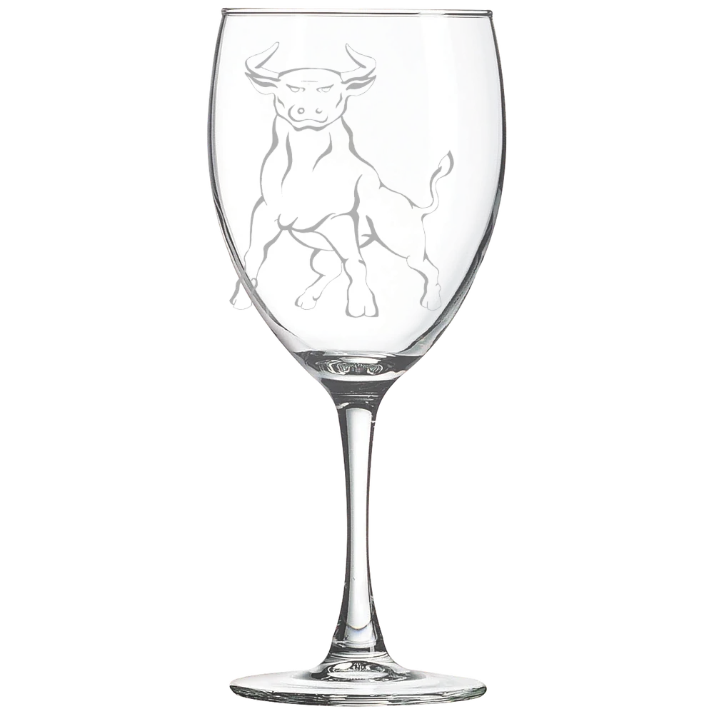 Johnson C. Smith University Polar Camel 10 1/2 oz. Wine Glass