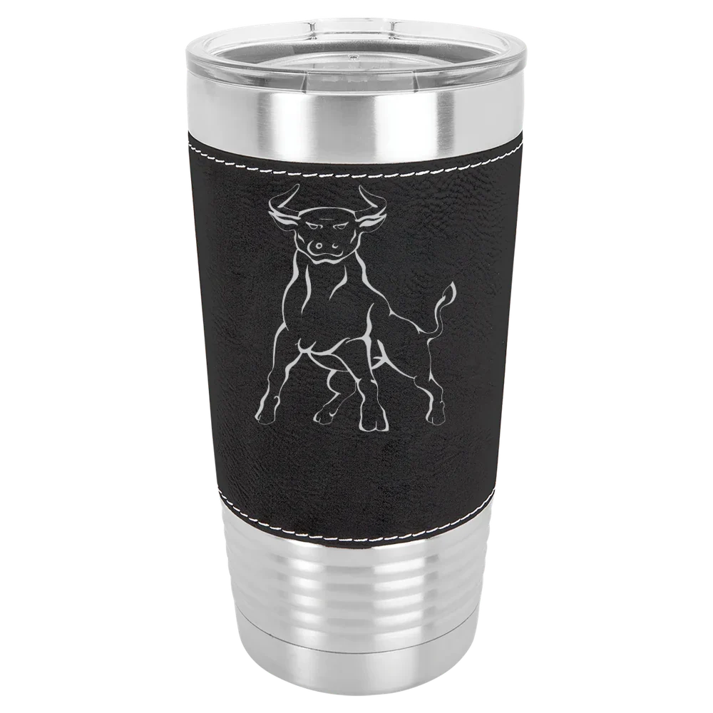 Johnson C. Smith University Polar Camel 20 oz. Leatherette Grip Tumbler with Standard Lid