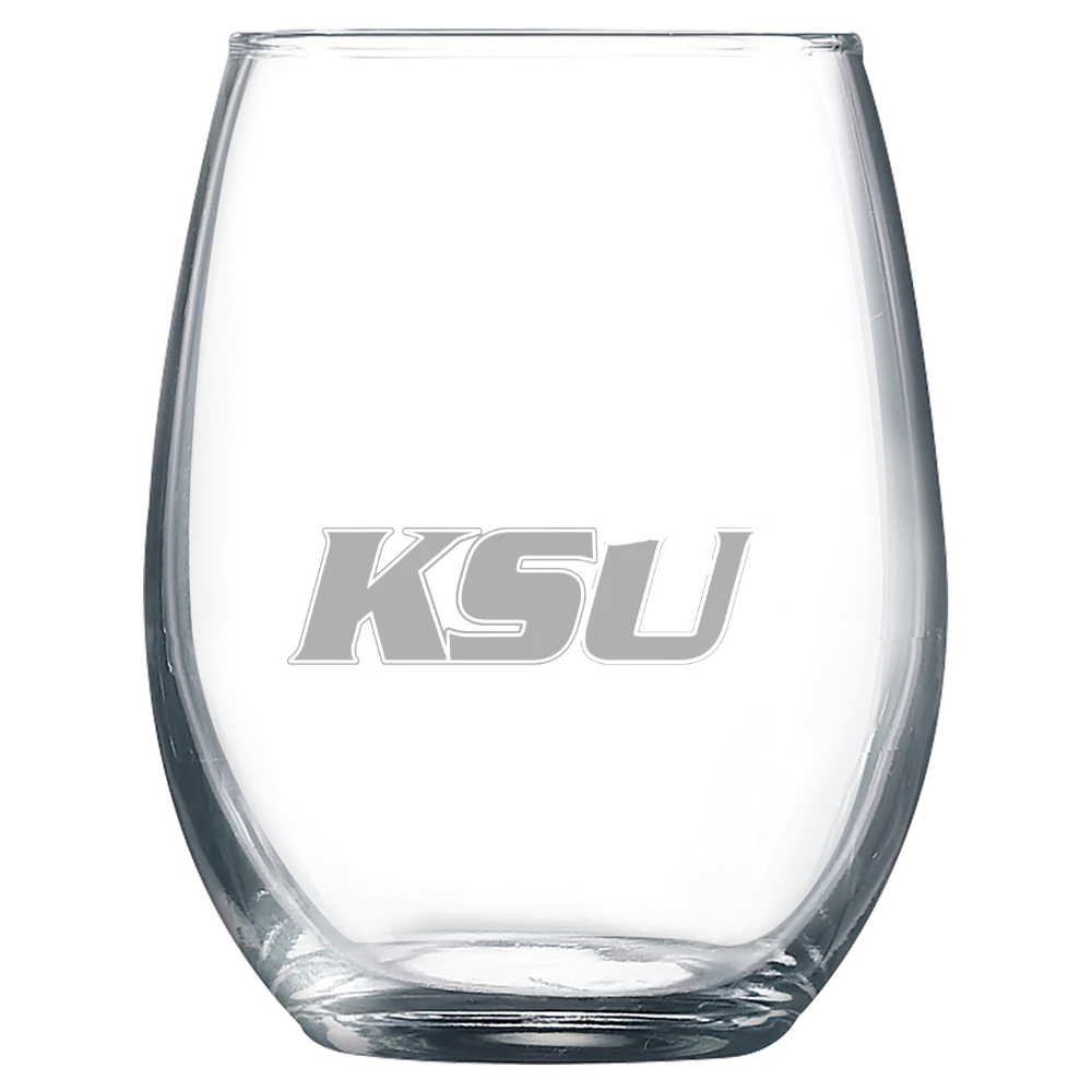 Kentucky State University Polar Camel 9 oz. Stemless Wine Glass