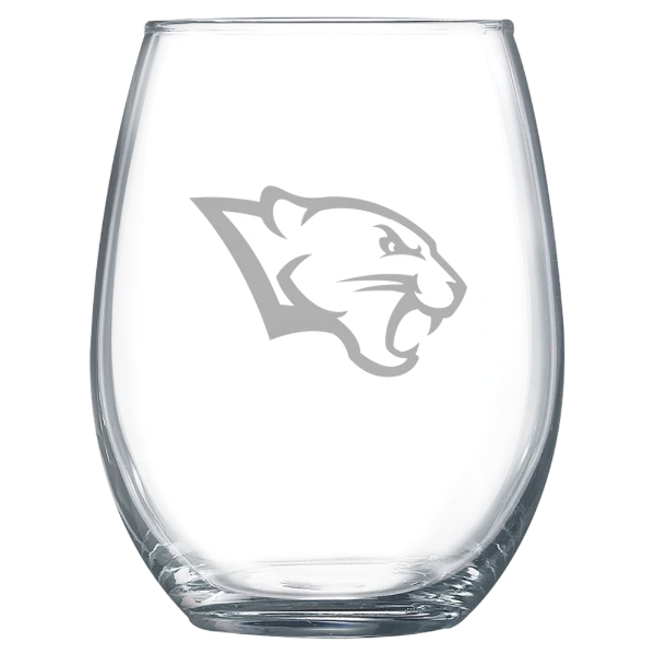 Kentucky Wesleyan College Polar Camel 15 oz. Stemless Wine Glass