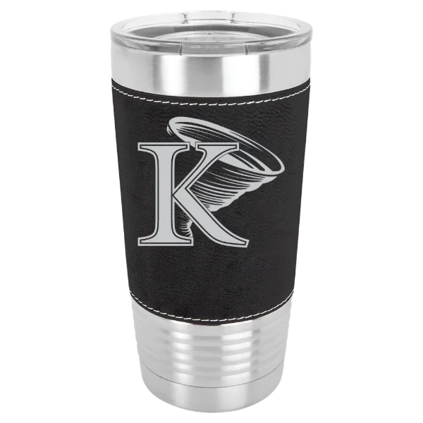 King University Polar Camel 20 oz. Leatherette Grip Tumbler with Standard Lid