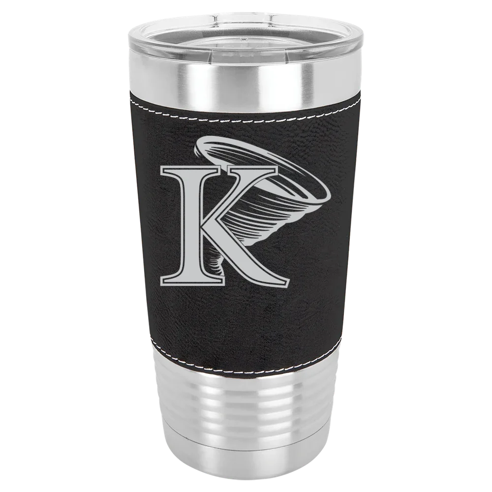 King University Polar Camel 20 oz. Leatherette Grip Tumbler with Standard Lid