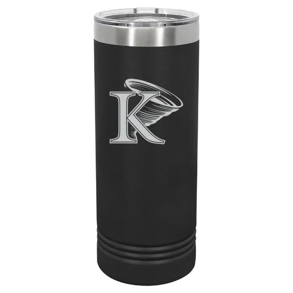 King University Polar Camel 22 oz. Skinny Tumbler with Slider Lid
