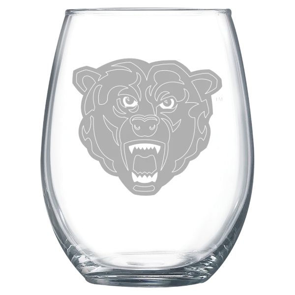 Kutztown University of Pennsylvania Polar Camel 15 oz. Stemless Wine Glass