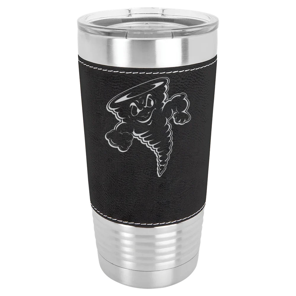 Lake Erie College Polar Camel 20 oz. Leatherette Grip Tumbler with Standard Lid