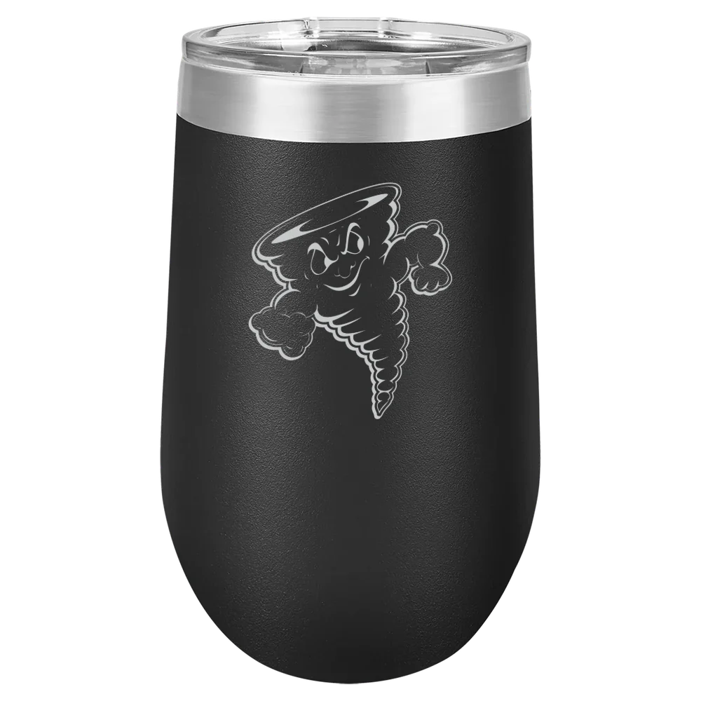 Lake Erie College Polar Camel 16 oz. Stemless Wine Tumbler