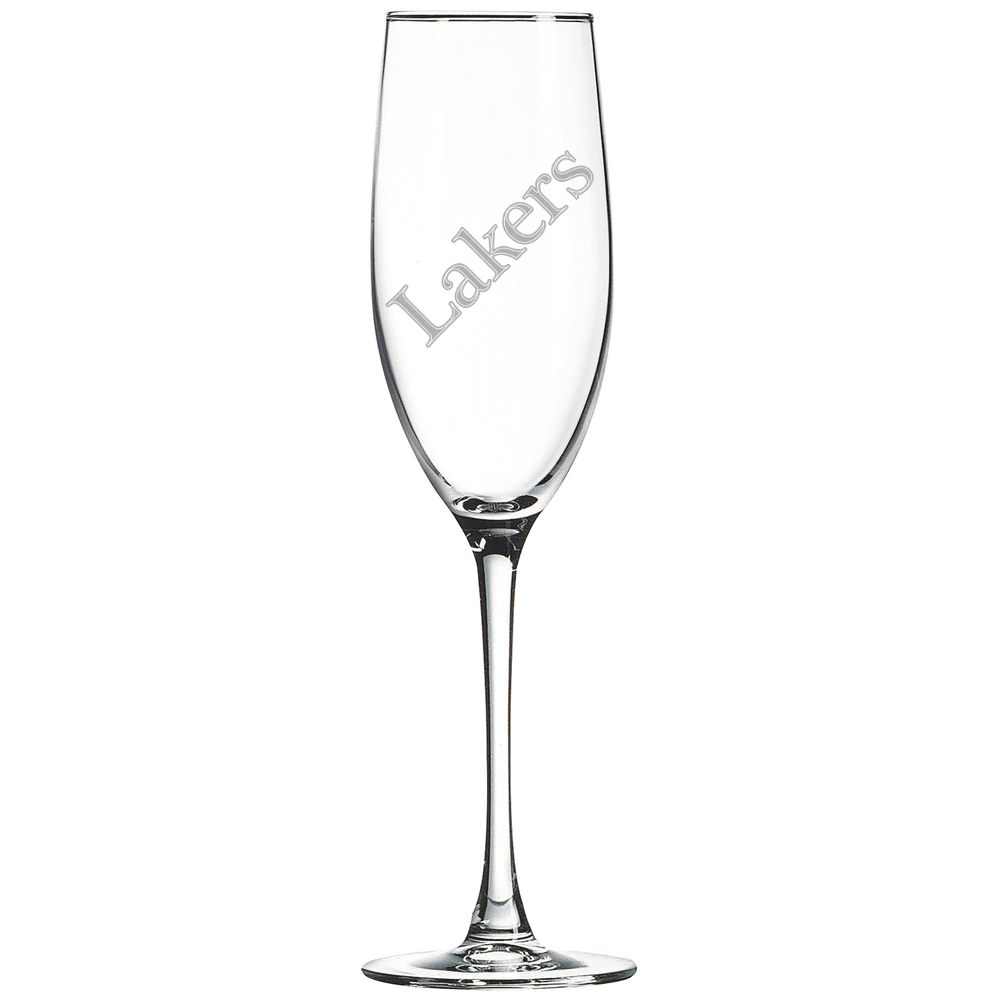 Lake Superior State University Polar Camel 8 oz. Champagne Flute