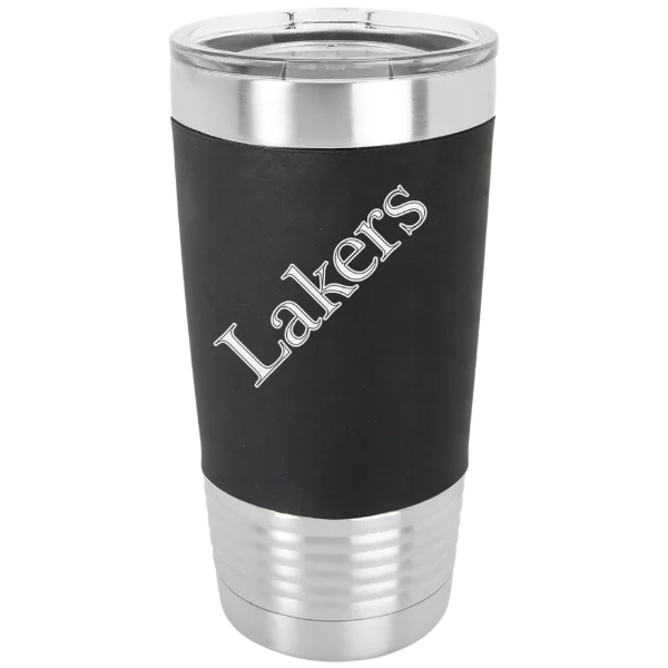 Lake Superior State University Polar Camel 20 oz. Silicone Grip Tumbler with Standard Lid