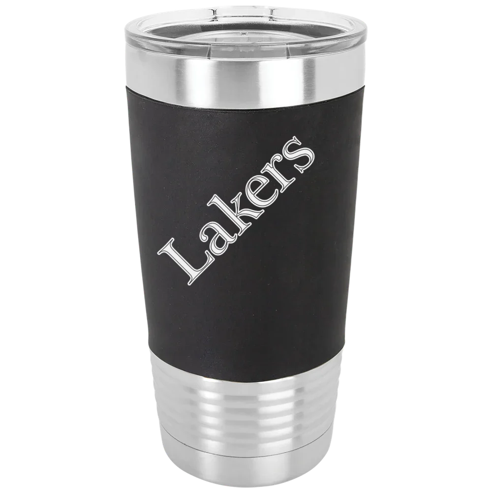 Lake Superior State University Polar Camel 20 oz. Silicone Grip Tumbler with Standard Lid