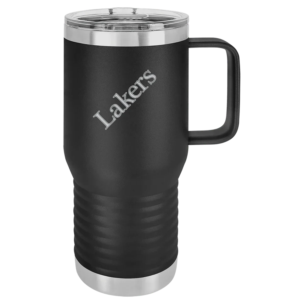 Lake Superior State University Polar Camel 20 oz. Travel Mug with Slider Lid