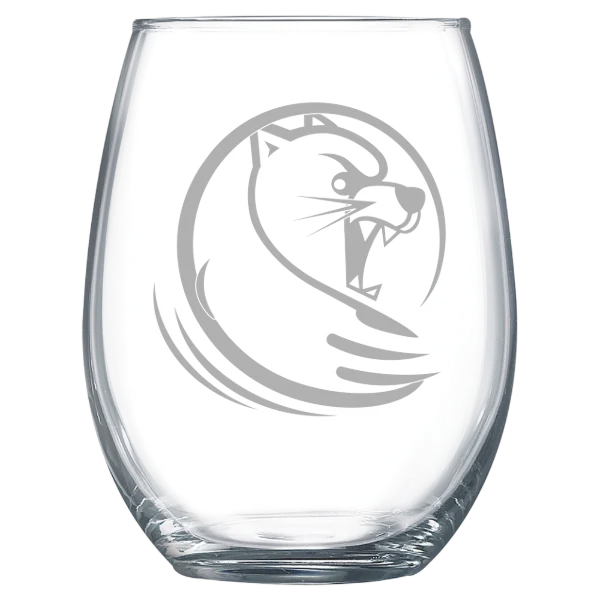 Lander University Polar Camel 15 oz. Stemless Wine Glass
