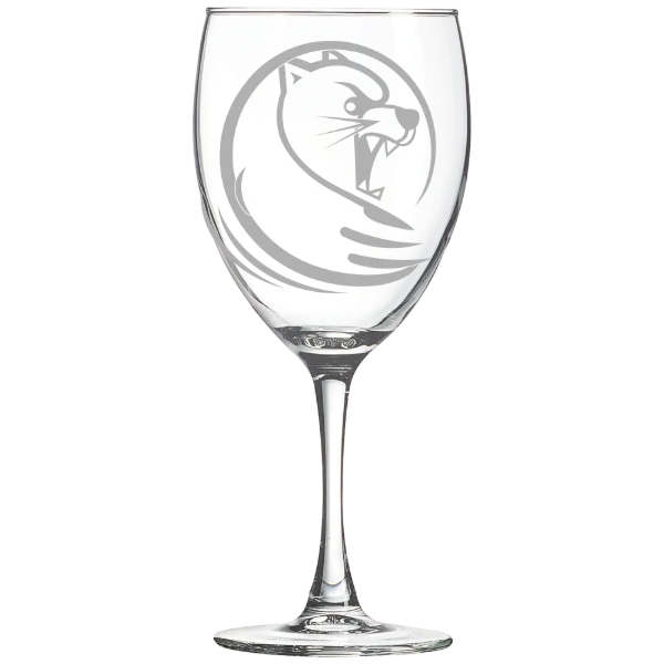 Lander University Polar Camel 10 1/2 oz. Wine Glass