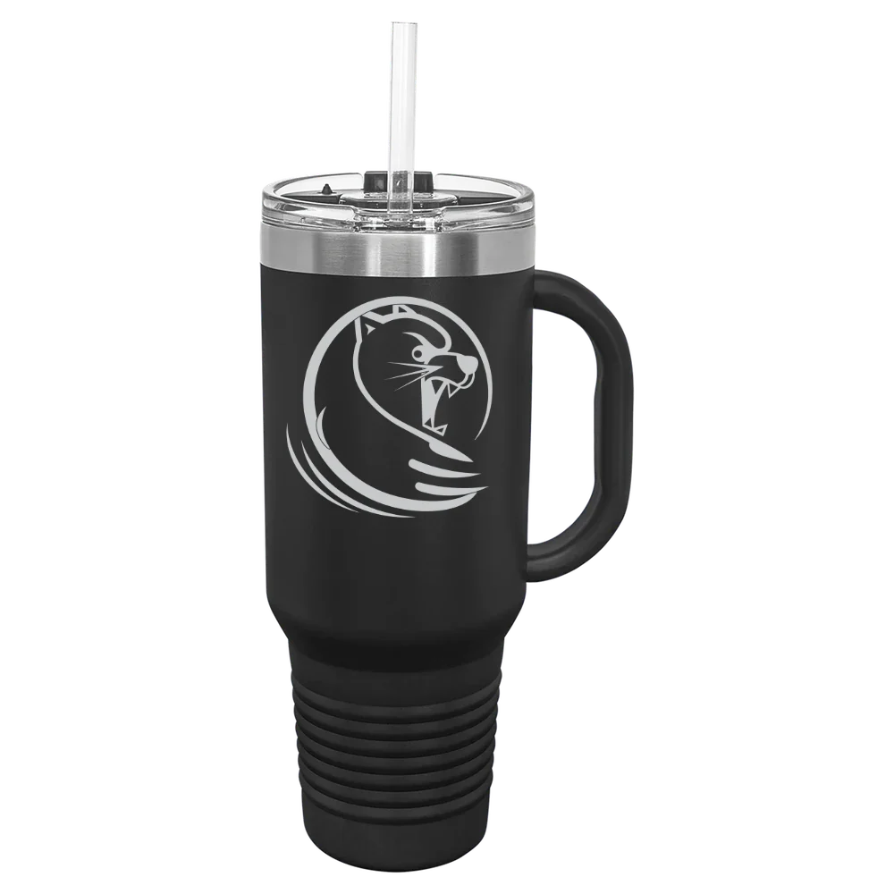 Lander University Polar Camel 40 oz. Travel Mug with Snap Lid & Straw