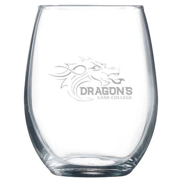 Lane College Polar Camel 9 oz. Stemless Wine Glass