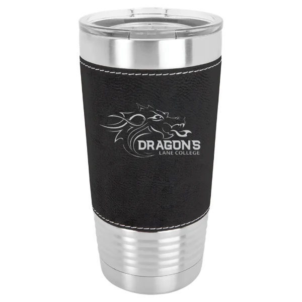 Lane College Polar Camel 20 oz. Leatherette Grip Tumbler with Standard Lid