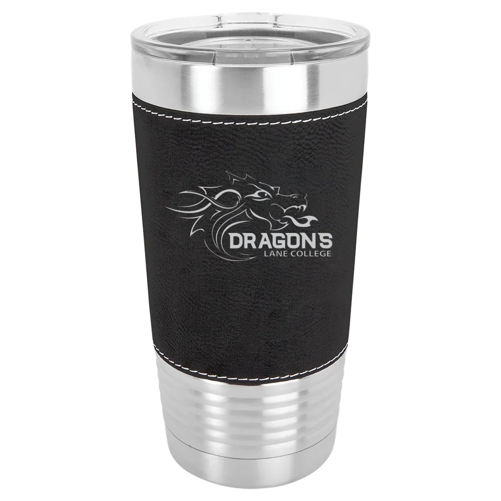 Lane College Polar Camel 20 oz. Leatherette Grip Tumbler with Standard Lid