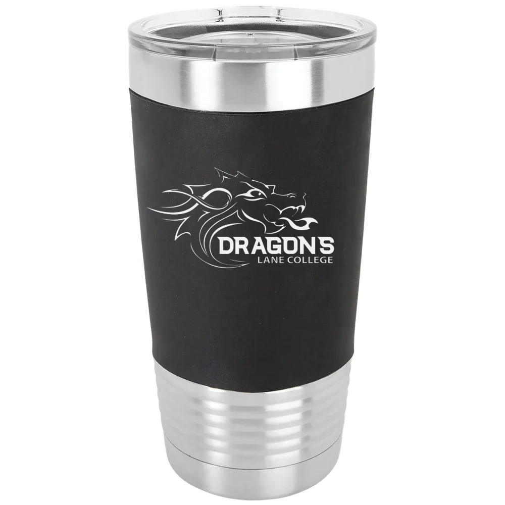 Lane College Polar Camel 20 oz. Silicone Grip Tumbler with Standard Lid