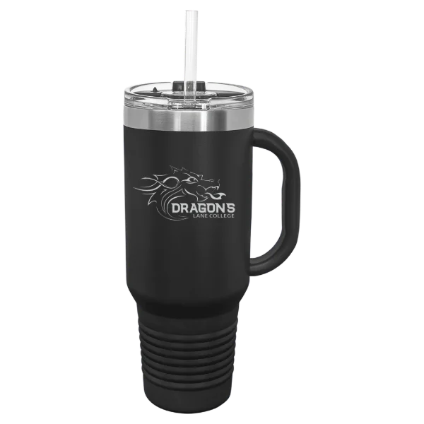 Lane College Polar Camel 40 oz. Travel Mug with Snap Lid & Straw