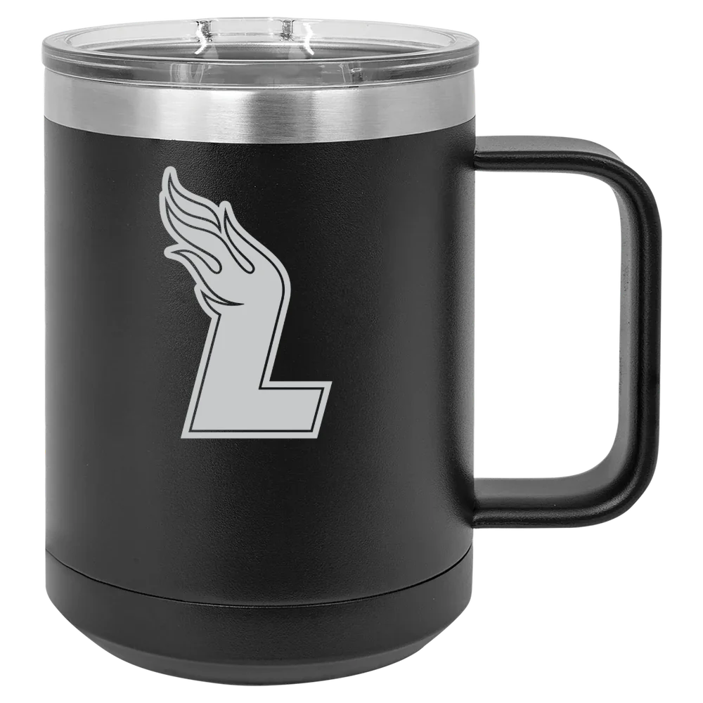 Lee University Polar Camel 15 oz. Mug with Slider Lid