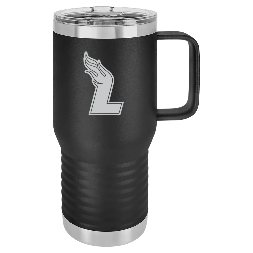 Lee University Polar Camel 20 oz. Travel Mug with Slider Lid