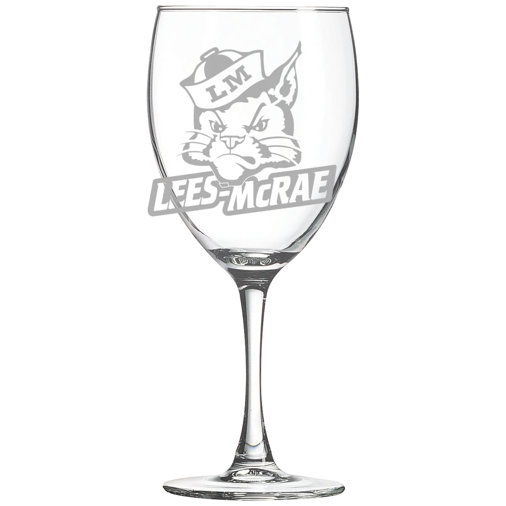Lees-McRae College Polar Camel 10 1/2 oz. Wine Glass