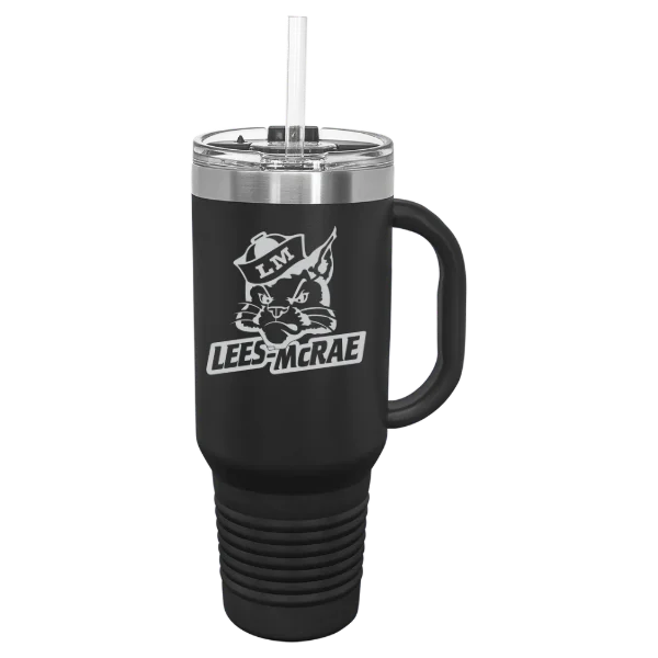 Lees-McRae College Polar Camel 40 oz. Travel Mug with Snap Lid & Straw