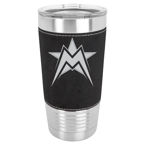 LeMoyne-Owen College Polar Camel 20 oz. Leatherette Grip Tumbler with Standard Lid