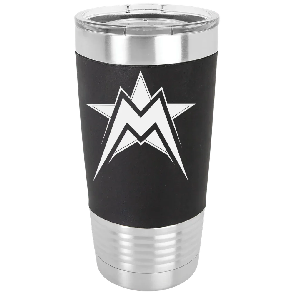 LeMoyne-Owen College Polar Camel 20 oz. Silicone Grip Tumbler with Standard Lid
