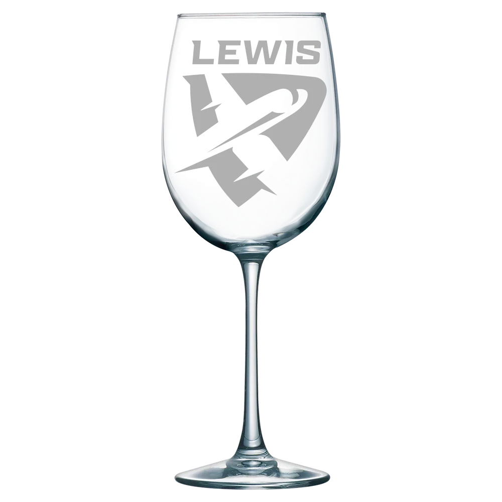 Lewis University Polar Camel 19 oz. Wine Glass