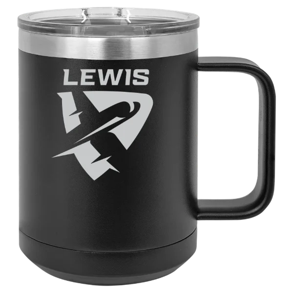 Lewis University Polar Camel 15 oz. Mug with Slider Lid