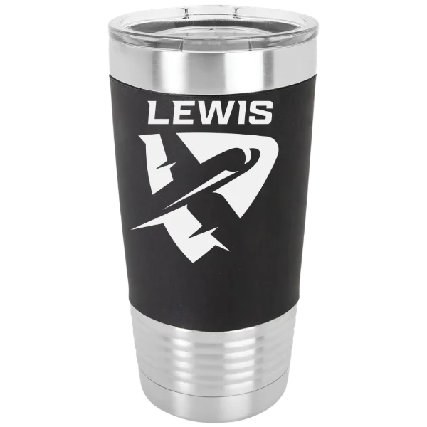 Lewis University Polar Camel 20 oz. Silicone Grip Tumbler with Standard Lid