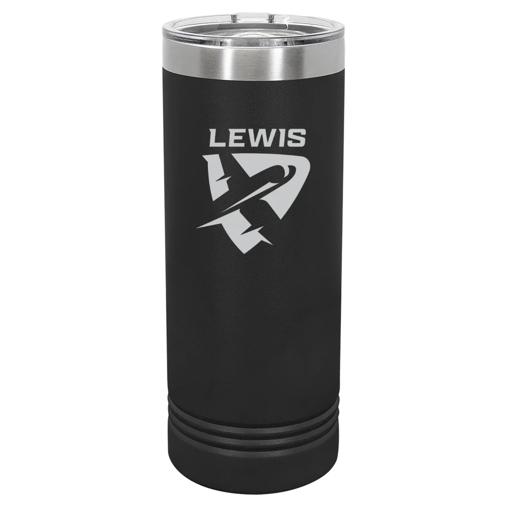 Lewis University Polar Camel 22 oz. Skinny Tumbler with Slider Lid