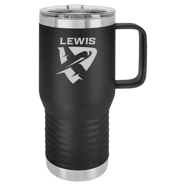 Lewis University Polar Camel 20 oz. Travel Mug with Slider Lid