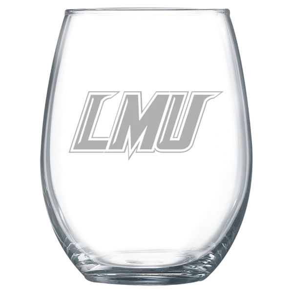 Lincoln Memorial University Polar Camel 15 oz. Stemless Wine Glass