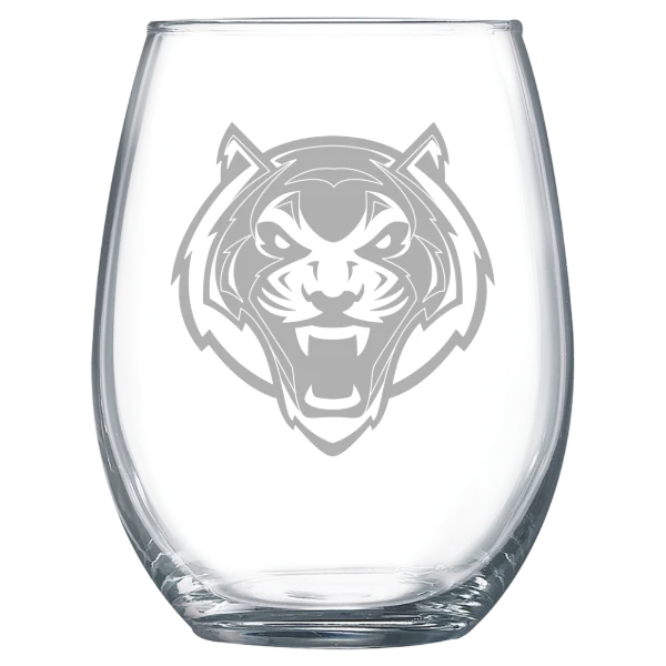 Lincoln University (Missouri) Polar Camel 15 oz. Stemless Wine Glass