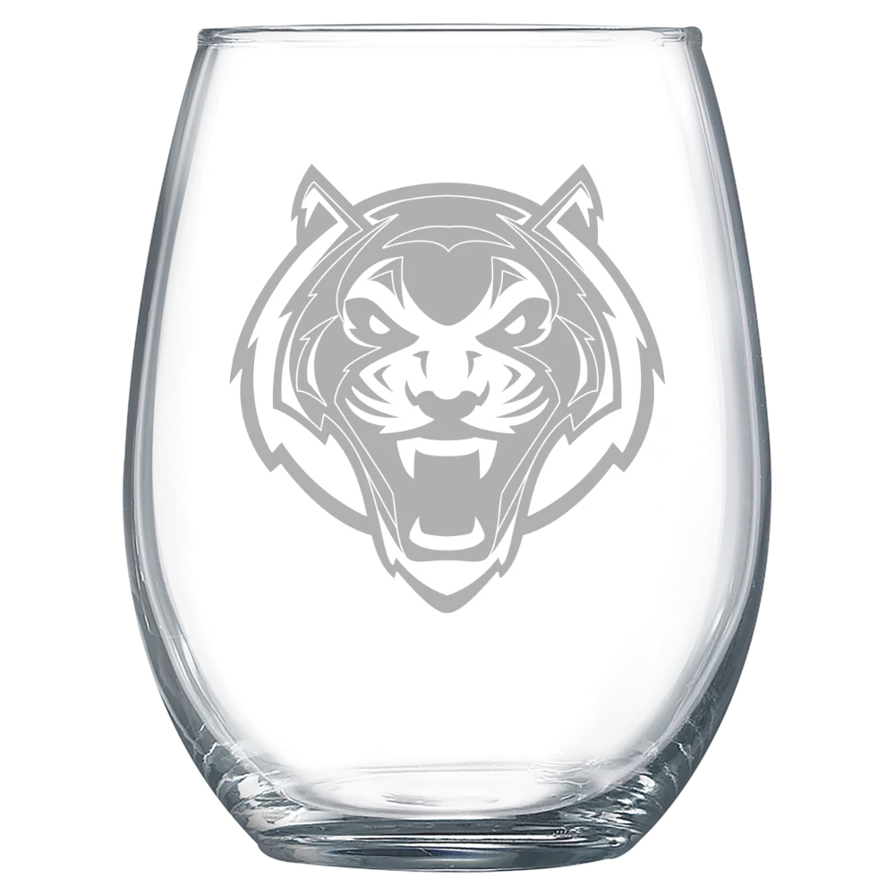 Lincoln University (Missouri) Polar Camel 15 oz. Stemless Wine Glass