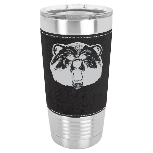 Livingstone College Polar Camel 20 oz. Leatherette Grip Tumbler with Standard Lid