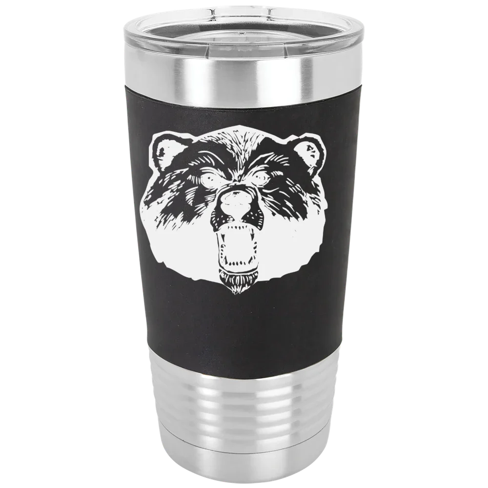 Livingstone College Polar Camel 20 oz. Silicone Grip Tumbler with Standard Lid