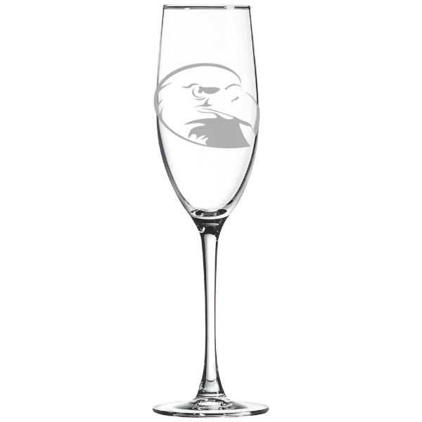 Lock Haven University of Pennsylvania Polar Camel 8 oz. Champagne Flute