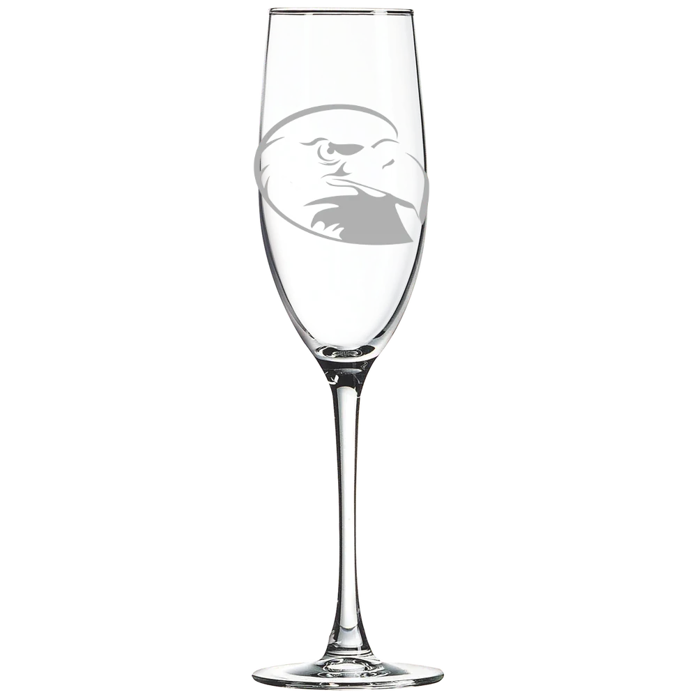 Lock Haven University of Pennsylvania Polar Camel 8 oz. Champagne Flute