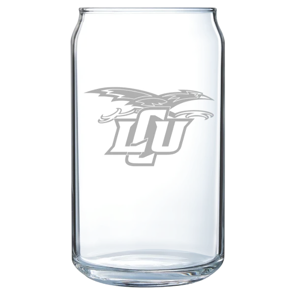 Lubbock Christian University Polar Camel 16 oz. Can Glass
