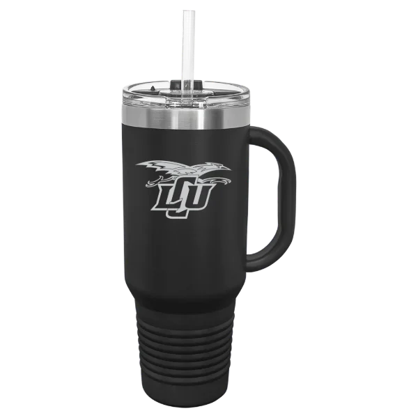 Lubbock Christian University Polar Camel 40 oz. Travel Mug with Snap Lid & Straw