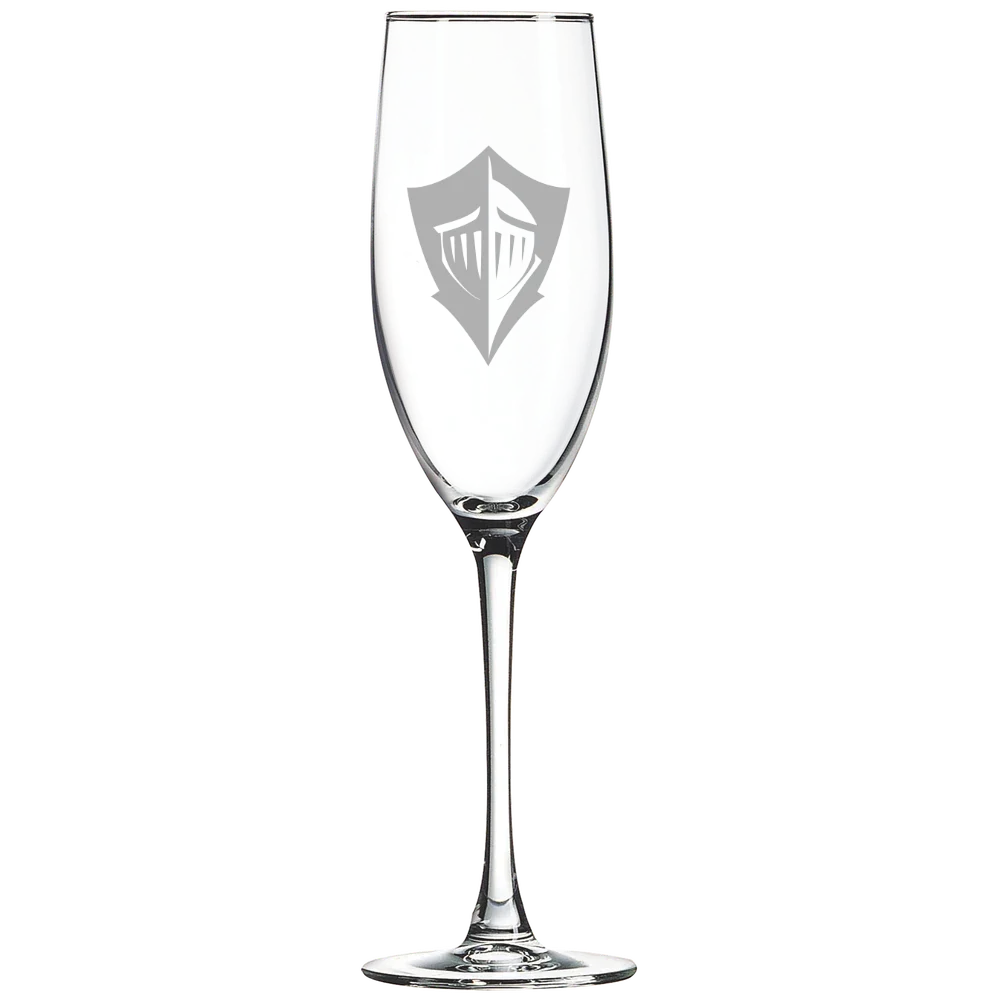 Lynn University Polar Camel 8 oz. Champagne Flute