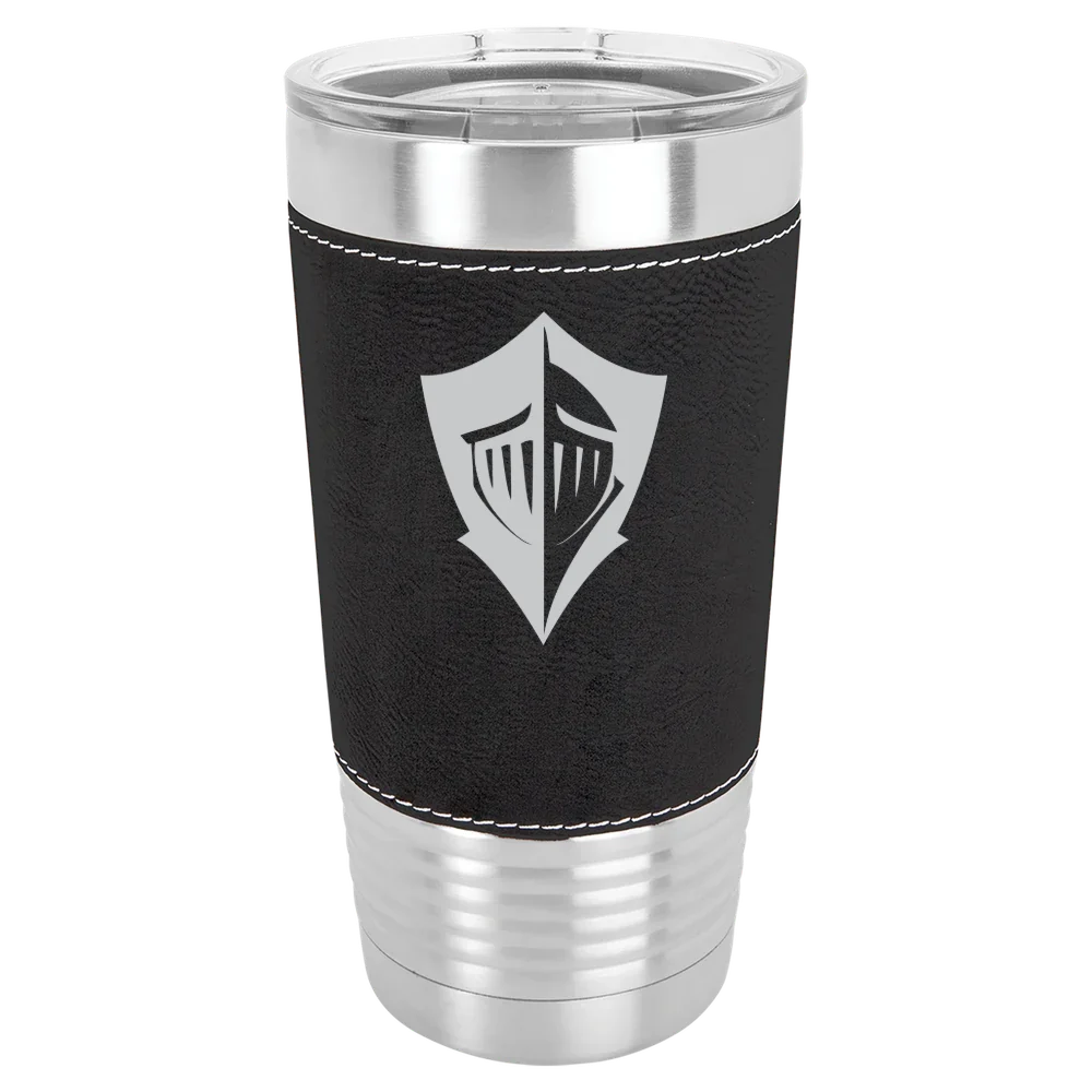 Lynn University Polar Camel 20 oz. Leatherette Grip Tumbler with Standard Lid