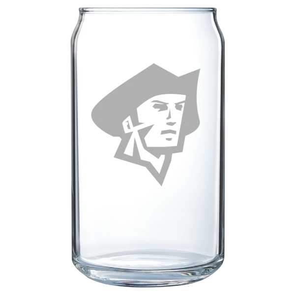 Malone University Polar Camel 16 oz. Can Glass